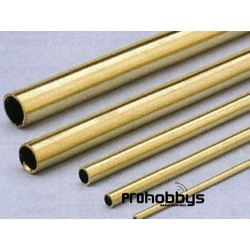 Tubo de latón 4,1mm x 5,0mm Ø x 1m