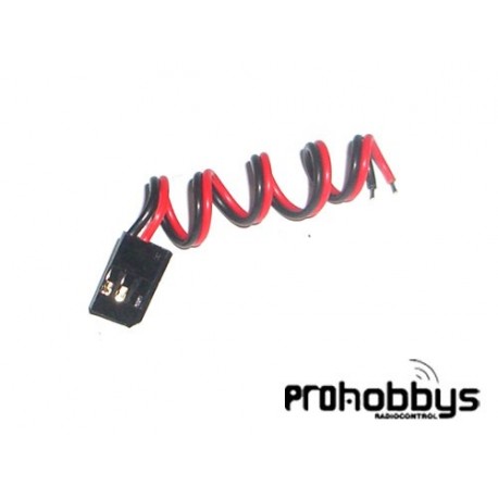 Cable batería Oro Futaba (macho)