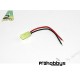 Conector Mini Tamiya Hembra+ hilo 3mm oro