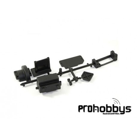 Caja RX-soporte servo-tapa dife. S350 BE1 SWORKz