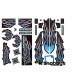 Adhesivos 1/8 Ignite Touring Blue