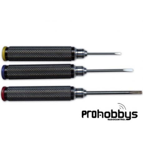 Destornilladores planos 2mm, 3mm, 4mm Anderson