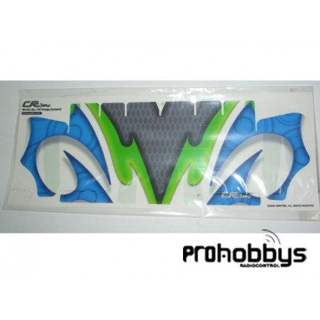 Adhesivos para aleron Proline 1/8 TT Thunder Blue