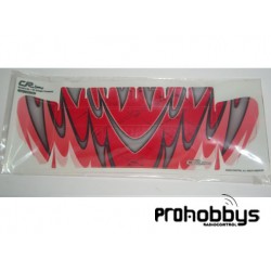 Adhesivos para aleron Proline 1/8 TT rojo