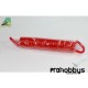 Tubo de combustible extensible color rojo