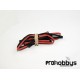 Tubo Termo 1,5mm Rojo y Negro (2x0,5mts)