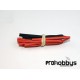 Tubo termo 2mm Rojo y Negro (2 x 0,5mts)