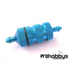 Filtro combustible aluminio MonsterTronic azul