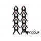 Micro pinzas 20x20mm Pebaro (8uds)