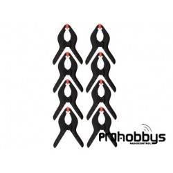 Micro pinzas 20x20mm Pebaro (8uds)