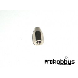 Tuerca cono aluminio M4-P/Motor 1/4"-28UNF