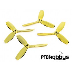 Hélices 5x4,5 Bullnose tripala oro 2L2R Gemfan