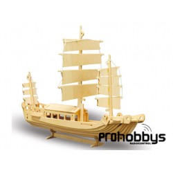 Kit barco Junco de madera Pebaro