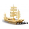 Kit barco Junco de madera Pebaro