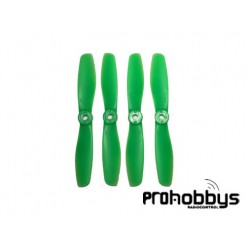 Hélices Gemfan 5O45BN normal+invertida Bullnose 2 parejas (verde)