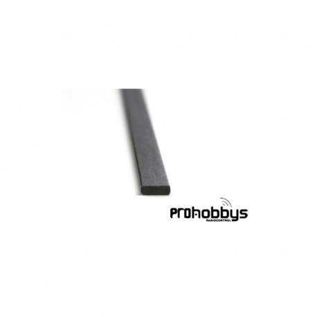 Varilla carbono plana 4,0/0,5mm x 1m