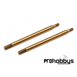 Ejes amortiguadores Team Associated 3,5x30,5mm Titanio