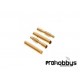 Conector oro 2mm (macho y hembra) 2 parejas