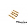 Conector oro 2mm (macho y hembra) 2 parejas