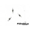 Muelle codo-silencioso motor coche rc 1/8 (3 uds)