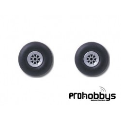 Ruedas avión de 38mm llanta Nylon