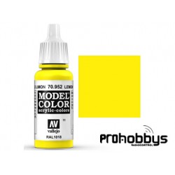 Model Color amarllo limón 70952 (011) (17ml) Vallejo