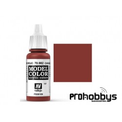 Model Color marrón rojo 70982 (137) (17ml) Vallejo