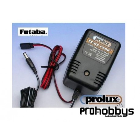 Cargador Prolux TX-RX Peak 1A Futaba