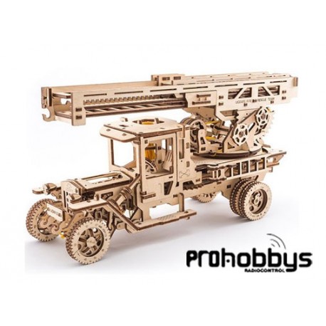 Camión de bomberos con escalera extensible Ugears