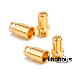 Conector oro 3,50mm (M-H 2 parejas)