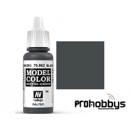 Model Color gris negro 70862 (168) (17ml) Vallejo