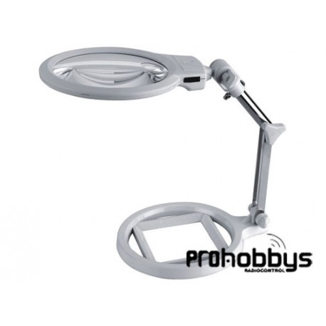 Lupa plegable con led