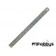 Regla de precisión 300mm acero inox mm/pulg