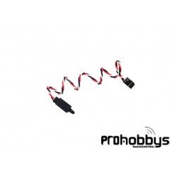 Alargo servo de 60cm con seguro (trenzado 22AWG)
