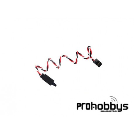 Alargo servo de 60cm con seguro (trenzado 22AWG)