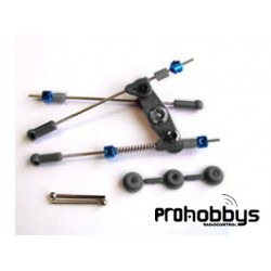 Varillaje Gas Freno 1/8 Completo