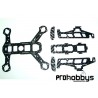 Chasis de carbono Hubsan H122D X4 Storm