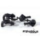 HPI 85076 Set manguetas delanteras y soportes MT 2
