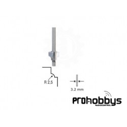 Fresa para chaflán 5mm con guía 29040 Proxxon