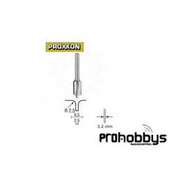 Fresa para ranuras curvadas en V 6,5/2,5mm 29034 Proxxon