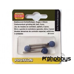 Muela esférica de corindón especial Ø 9 mm Proxxon