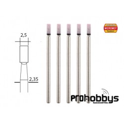 Muela cilíndrica 2,5 mm de corindón especial Proxxon