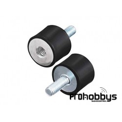 Aislador de goma antivibración M4 (2 uds)