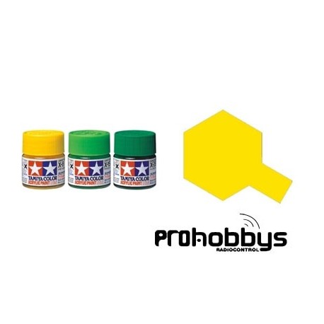 Tamiya Pintura acrílica. X-24 Traslucida Amarillo