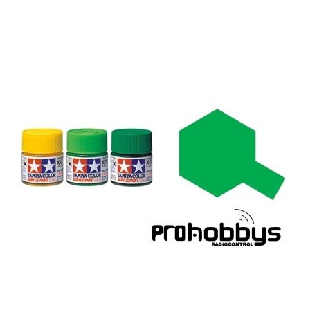 Tamiya Pintura acrílica. X-25 Traslucida Verde
