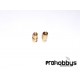 Conector oro 6mm tipo banana (macho y Hembra)