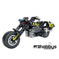 Juego Construcción Moto Pull Back 183pcs