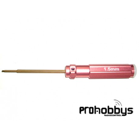 Destornillador allen de 1,5mm mango aluminio