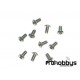 Tornillo allen inox cabeza redonda 4x8mm (10 uds)