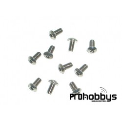 Tornillo allen inox cabeza redonda 4x8mm (10 uds)